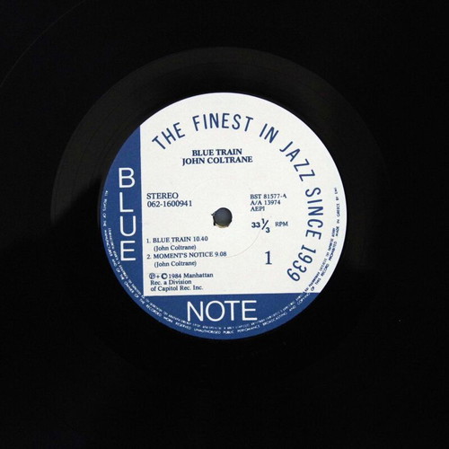 John Coltrane Blue Train LP used, jazz