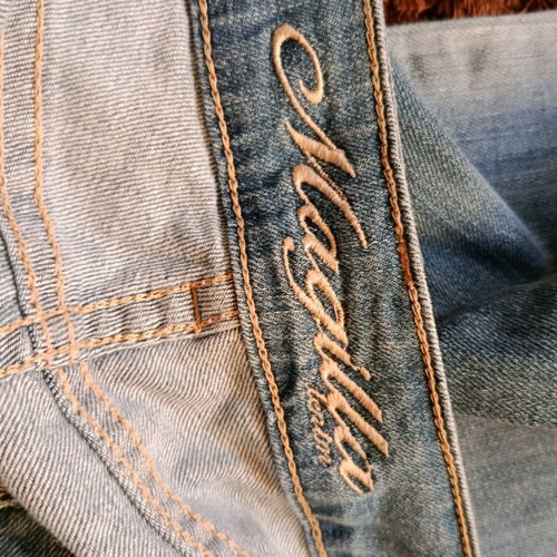 Girls' denim jeans size S blue like new