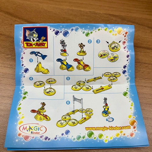 Tom and Jerry Kinder figures new, set