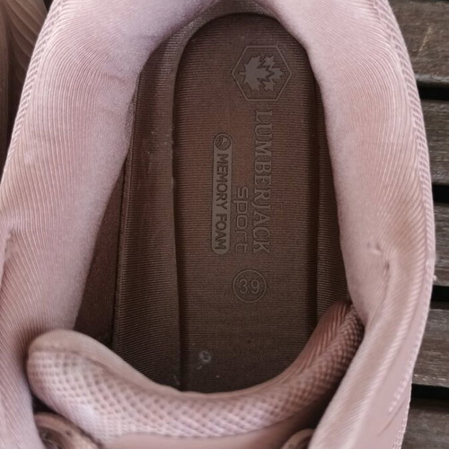 Lumberjack sport shoes pink color like new size 39
