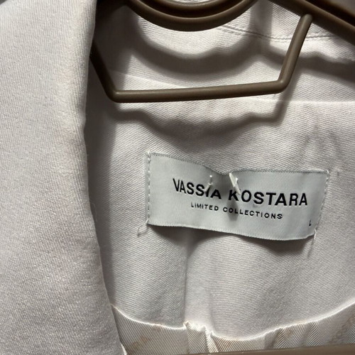Vassia Kostara Limited Edition White Jacket like new, size L