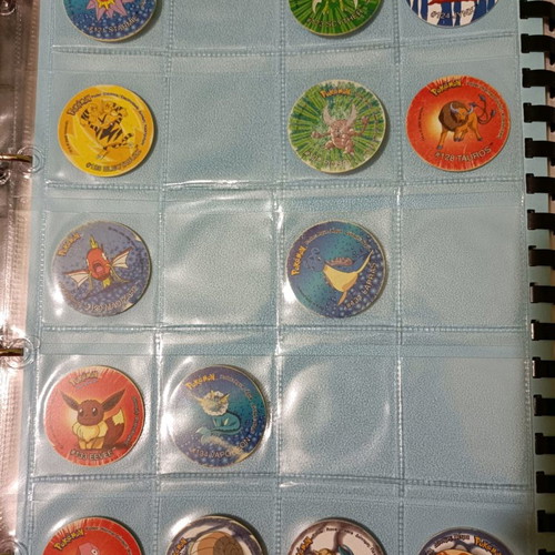 Pokémon tags used, pack of 182 single pieces