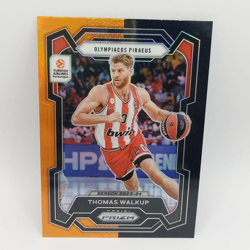 Euroleague Prizm Thomas Walkup orange - black Basketball like new