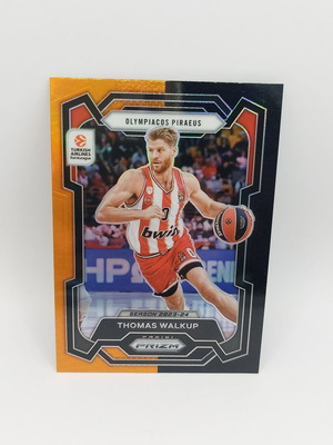 Euroleague Prizm Thomas Walkup orange - black Basketball like new