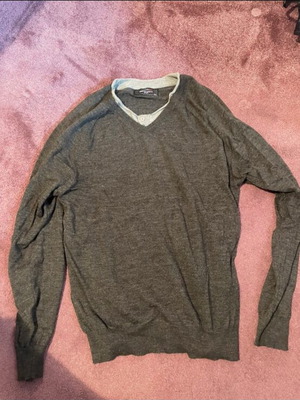 Berto Lucci long-sleeve shirt men's used, gray, size XXXL