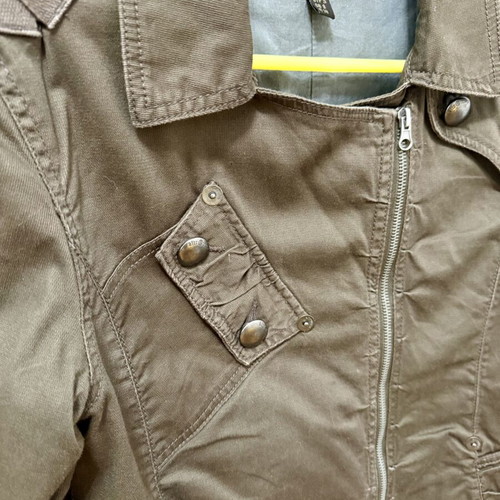 Attrattivo women's jacket like new, size S, brown, asymmetrical zipper