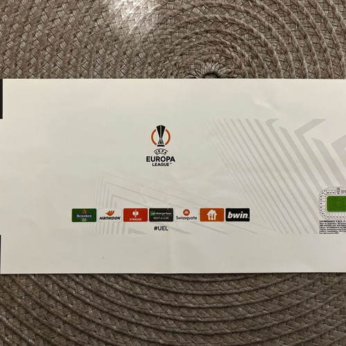Olympiacos vs West Ham match ticket used Europa League