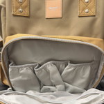 Himawari backpack like new, beige, waterproof polyester