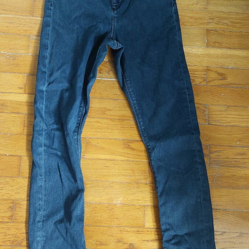 Asos blue high waist skinny jeans size 32 like new