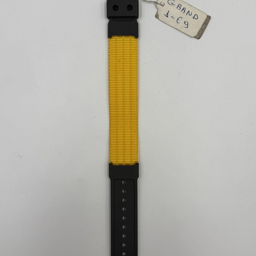 Casio G-Shock watch strap yellow black, like new