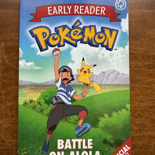 Pokemon Early Reader Battle on Alola book like new, English