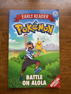 Pokemon Early Reader Battle on Alola book like new, English