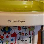  Mamas & Papas Snax Αναδιπλούμενο Καρεκλάκι Φαγητού με Μεταλλικό Σκελετό & Πλαστικό Κάθισμα