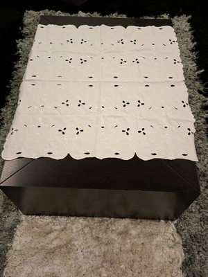 Vintage Cutwork Tablecloth White, like new