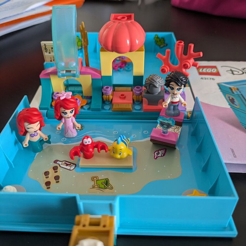 Lego Ariel Storybook 43176 like new, complete with instructions without box