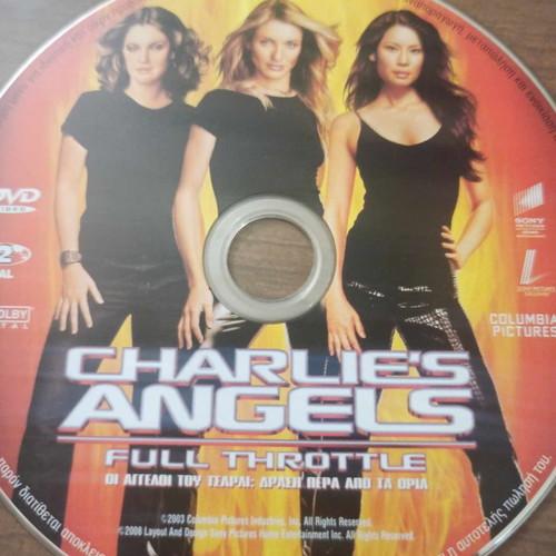 Charlie's Angels Full Throttle DVD used