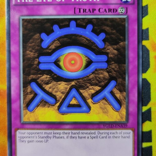 The Eye Of Truth YGLD Yu-Gi-Oh! card new