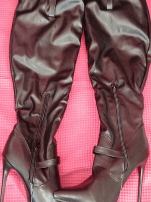 Chica boots new, 2 pairs size 38-39, black