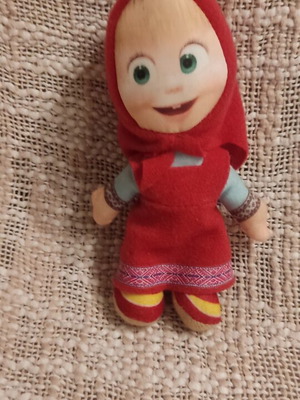 Masha plush figure used, about 12cm
