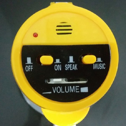 Megaphone used with 10 watt output and volume control