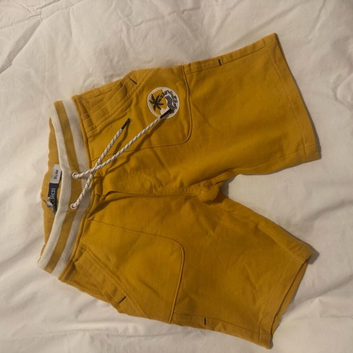 Okaidi kids shorts like new, yellow, size 92 cm for 2 years old