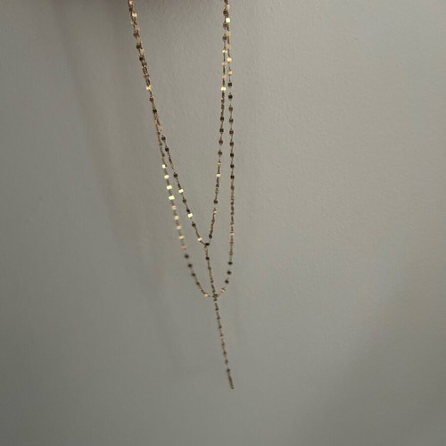 Oxette jewelry set like new, gold necklace and earrings