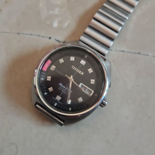 Citizen Moon Dater mechanical watch 1980