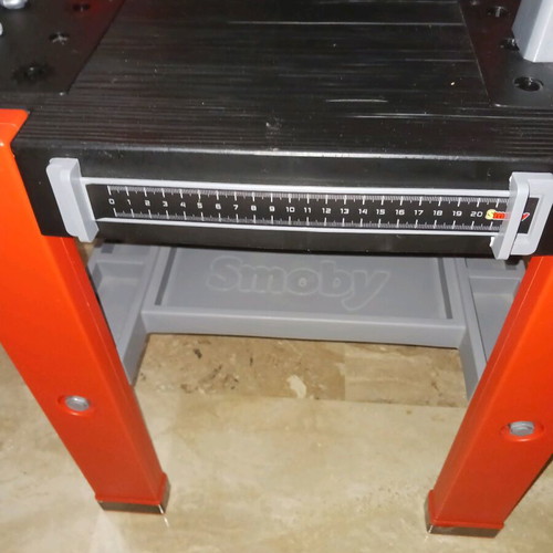 Black+Decker Smoby Tool Bench like new, plastic kids' toy