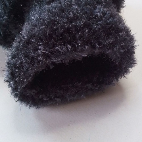 Plush puppet glove animal crow Charcoal The Raven used