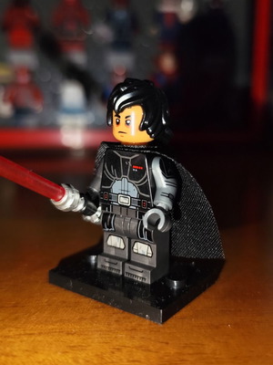 Φιγούρα Darth Devastator σαν καινούργιο με βάση, δύο εκφράσεις, κάπα, lightsaber
