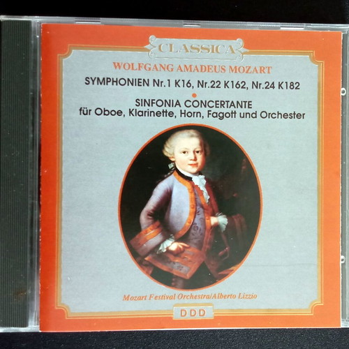 W.A. Mozart 7 CDs used, classical music set