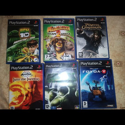 PS2 Games Bundle used, 7 action adventure titles