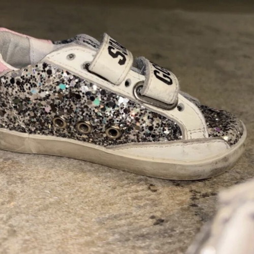 Golden Goose baby girl sneakers like new, size 22 EU