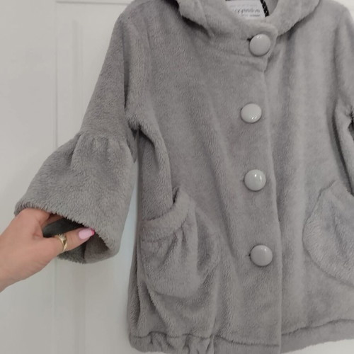 Vintage fleece jacket Aggressive Sprider like new, gray, size M