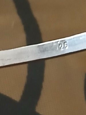 Silver 925 bangle 6.5 cm opening, like new