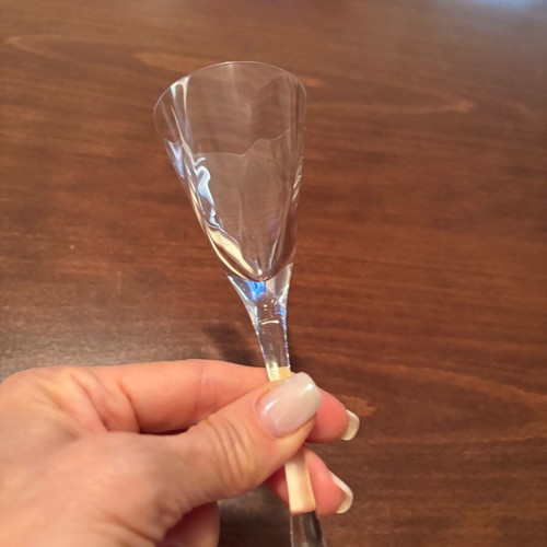 Kosta Boda crystal liqueur glasses set of 4 like new