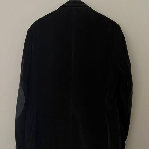 Zara jacket used, dark brown, size 50, velvet with leather details