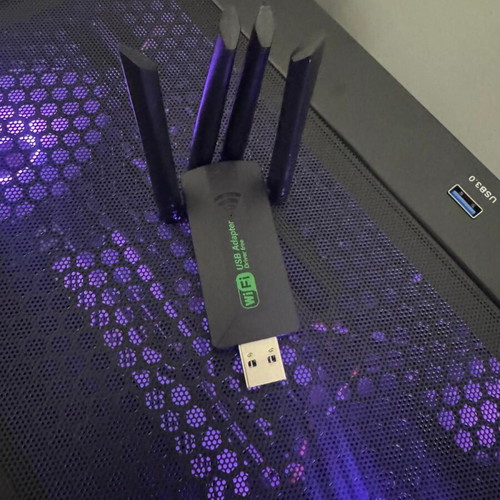 Dual Band USB WiFi Adapter with WiFi 6 and Bluetooth, new