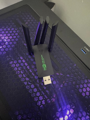 Διπλής ζώνης USB WiFi προσαρμογέας με WiFi 6 και Bluetooth, καινούργιος