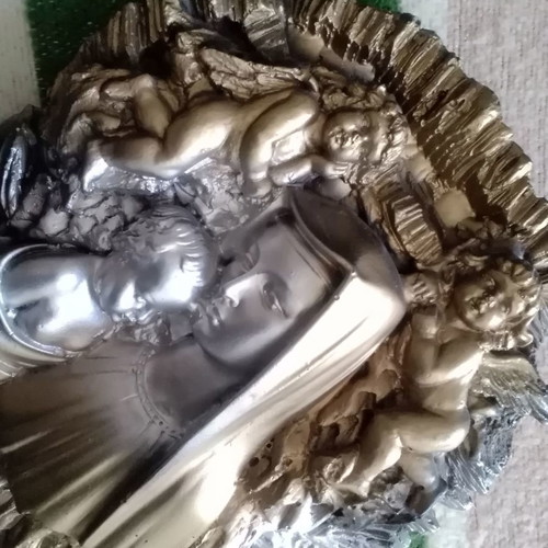Gypsum decorative icon of Virgin Mary new