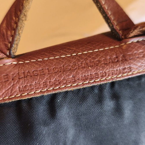 Longchamp Le Pliage backpack, authentic black