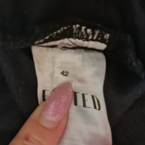 Edited women's pants No42 like new, black, size XL
