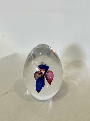 Artcristal Bohemia crystal paperweight 7x4