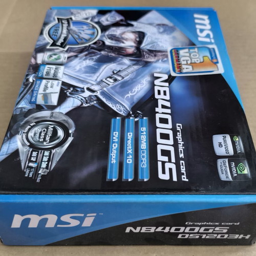 MSI N8400GS graphics card sealed, new