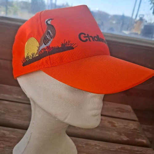 Challenger Outdoor orange cap with partridge embroidery