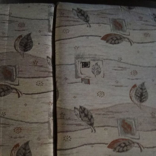 Wooden armchair bed like new with fabric
