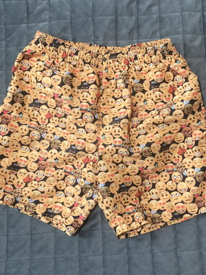 Children's swimwear like new, colorful yellow, sizes 146-152 cm