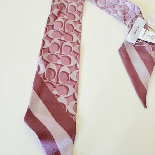 Coach silk scarf new with tag