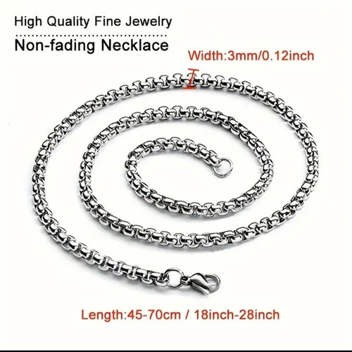 Necklace with cross new stainless steel with crystal