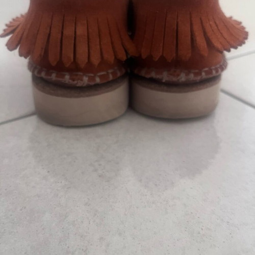 Clarks shoes like new, suede ceramic color, size 38